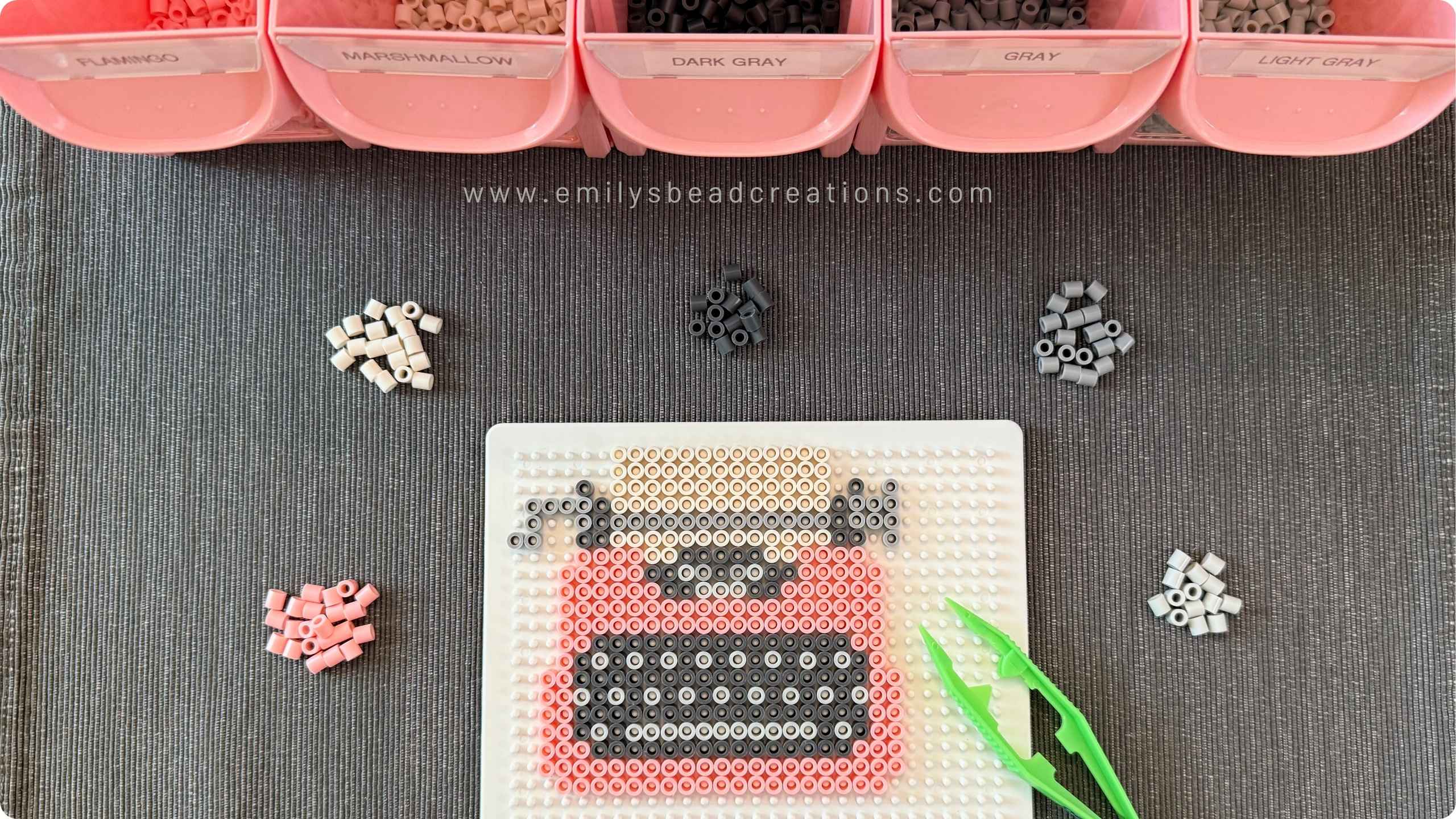 Perler Bead Typewriter Pattern